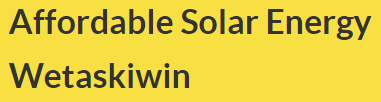 Affordable Solar Energy Wetaskiwin