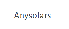 Anysolars