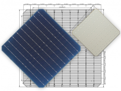 MS-9BB166 Mono Perc Solar Cell (half cut)
