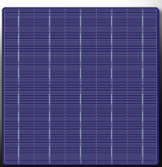 MS-5BB156.75(19.3-20.6) Poly Solar Cells (half cut)
