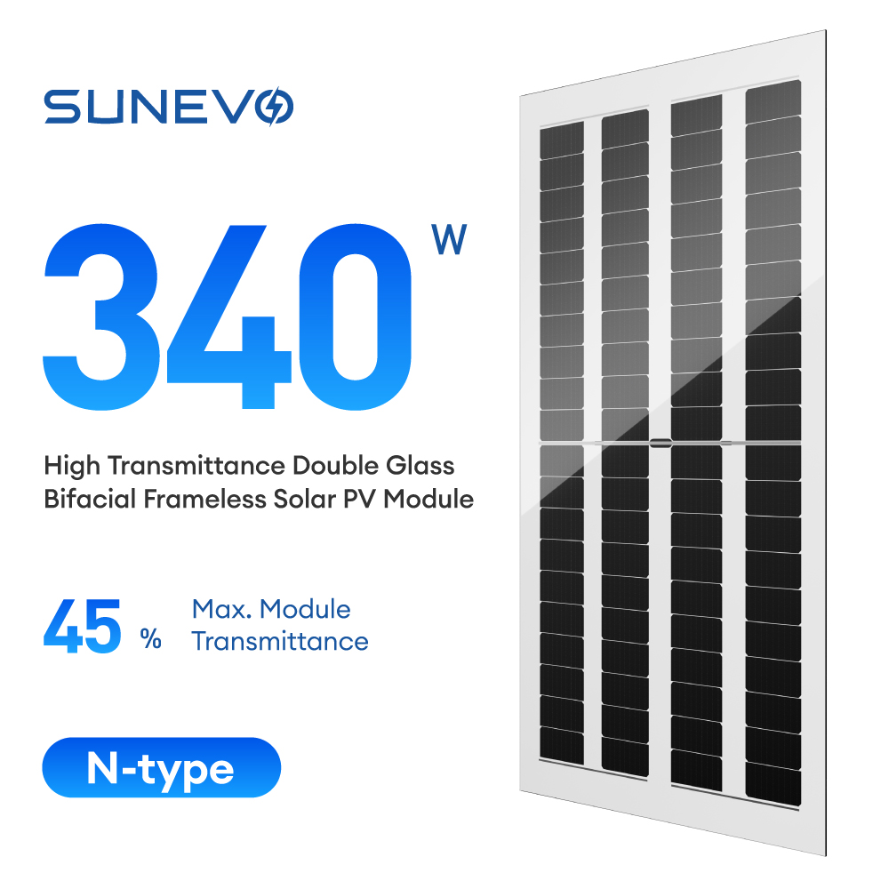 EvoT SE5-40HBD 320-340W High Transmittance Solar Panel