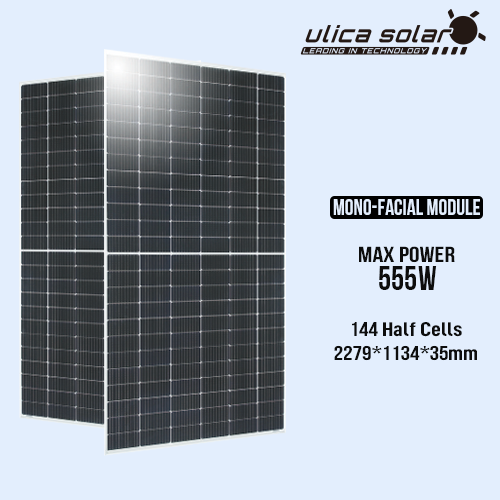 UL-545-555M-144HV Mono Half-cut Module