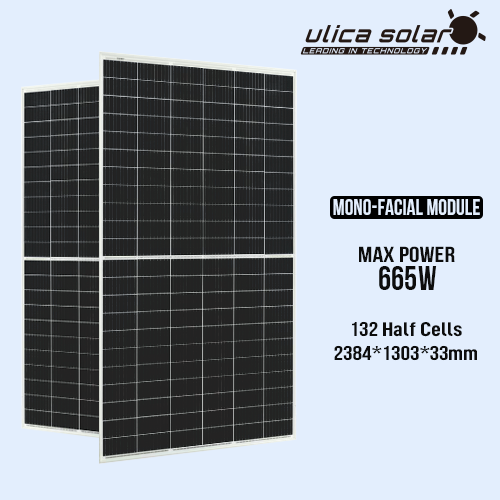 UL-655-670M-132HV Mono Half-Cut Module