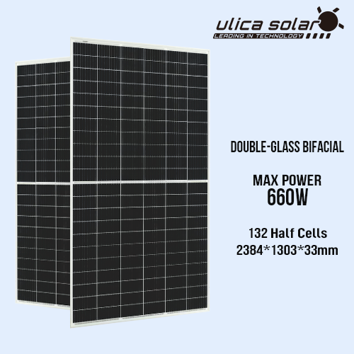 UL-655-670M-132DG Bifacial Mono PERC Module