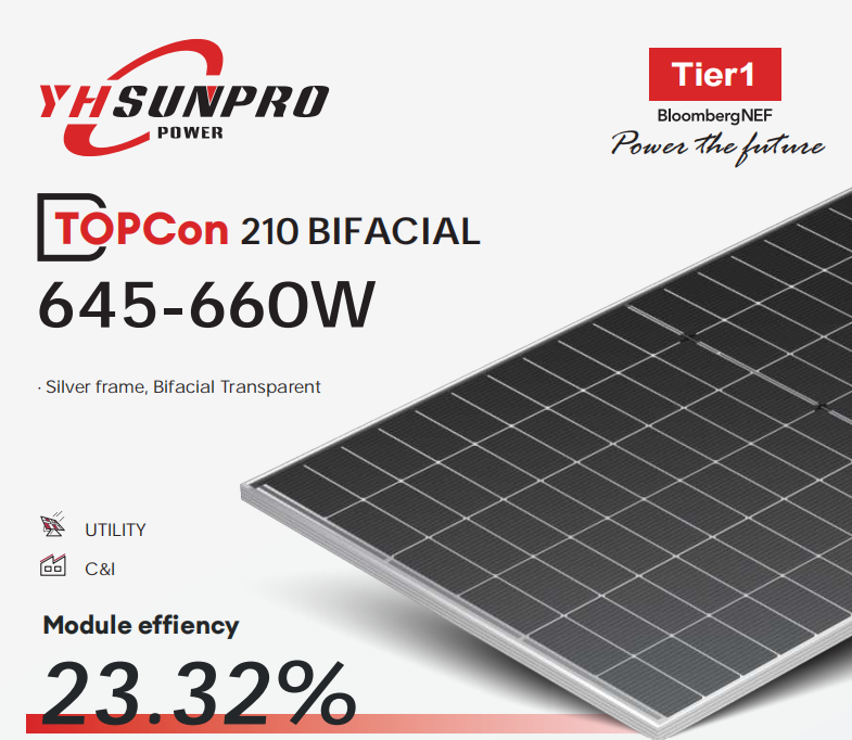 SPDG645~660W-N120M12 Silver frame