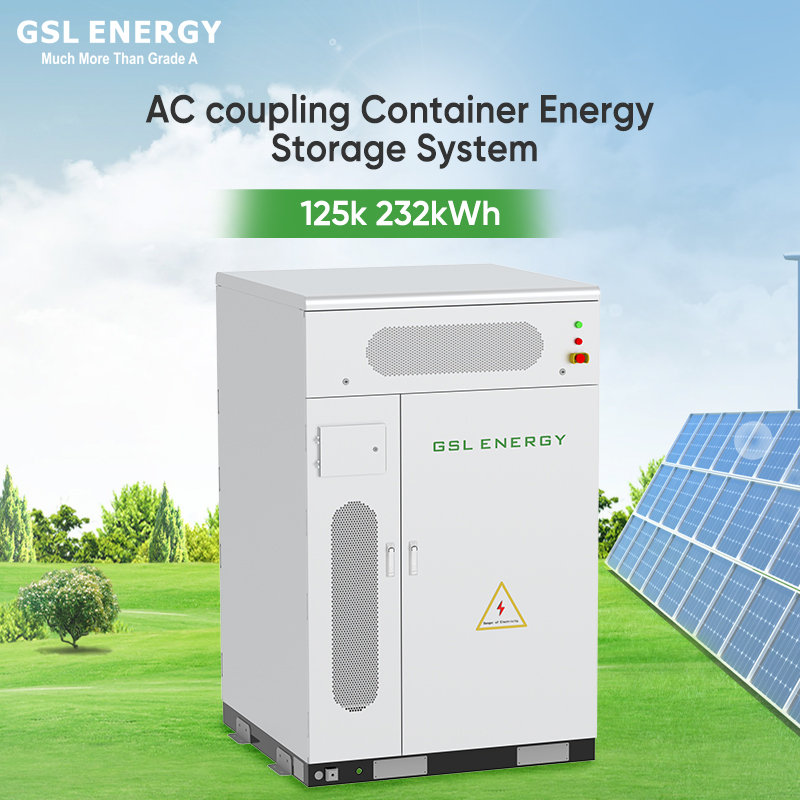 125kw232kWh liquid cooling AC coupled battery energy storage system(BESS)