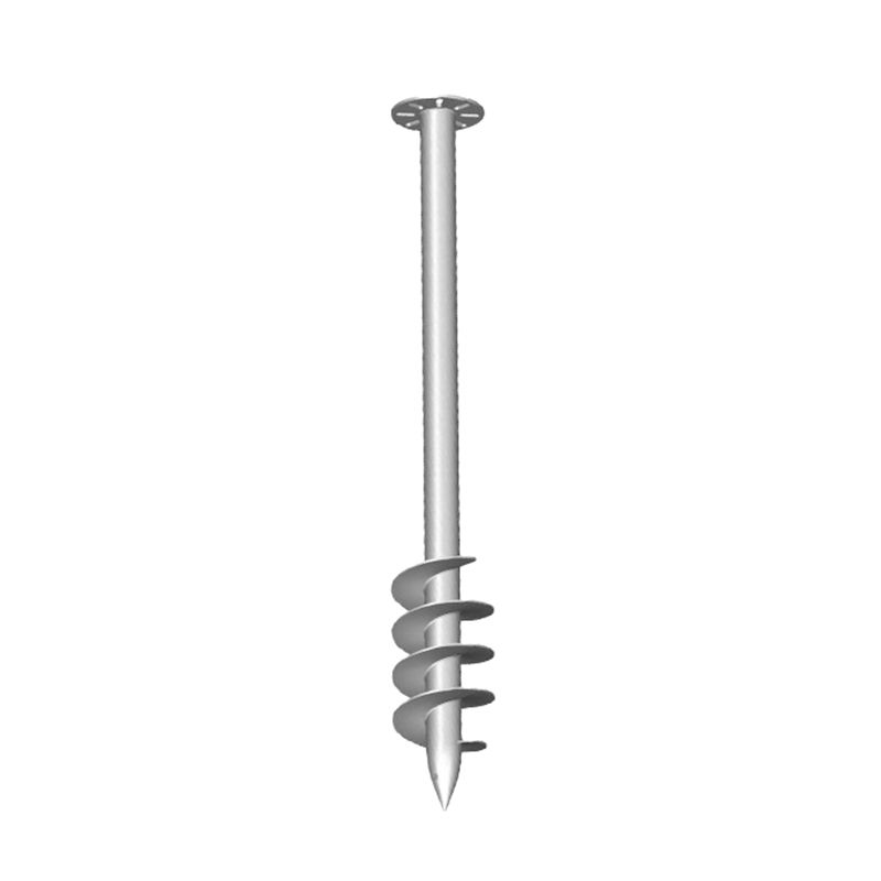 YJ Hot Dip Galvanized Ground Screw Anchor