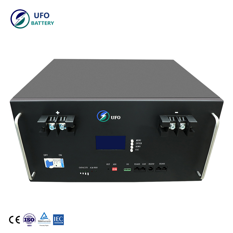 UFO 48V 100ah 5kw LiFePO4 lithium ion battery for Energy Storage System