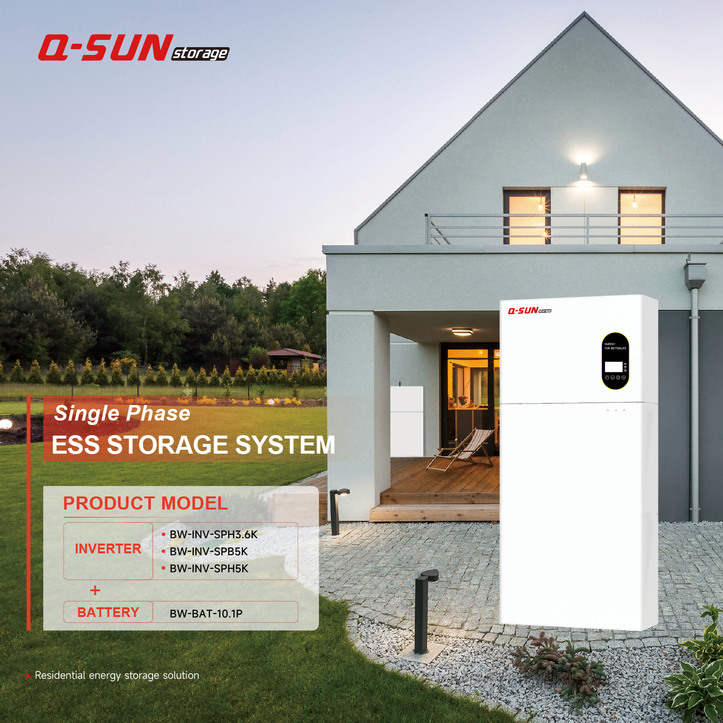 Q-SUN ESS Storage System (Single Phase)