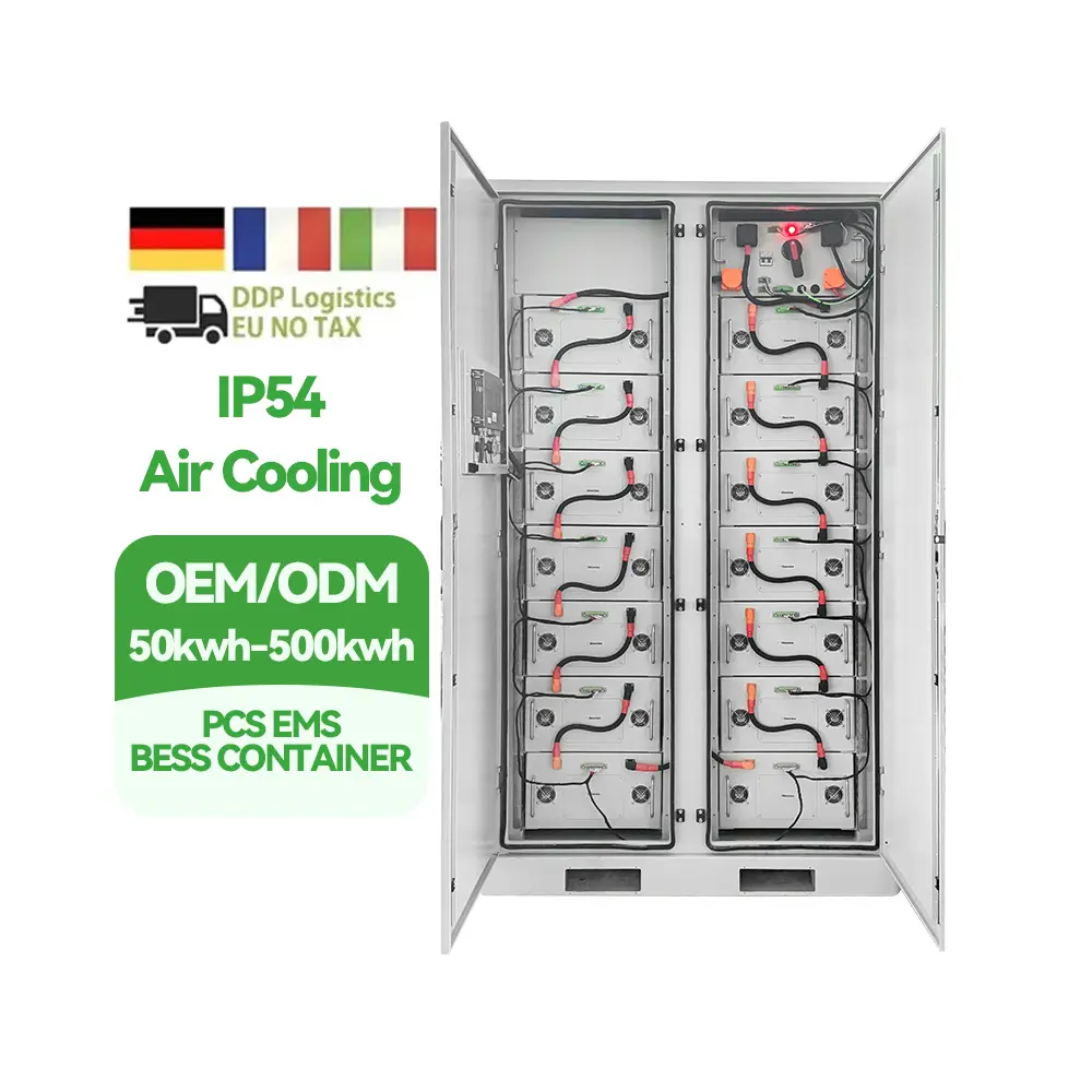 Commercial 100kWh 150kWh 200kWh Lithium Battery Cabinet