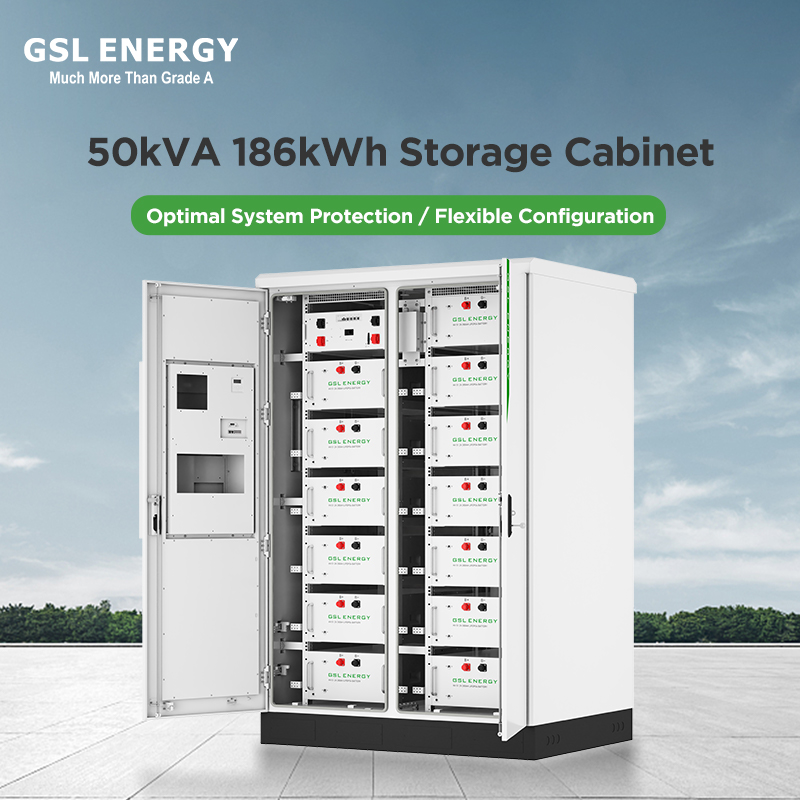 50kVa 186kWh storage cabinet outdoor cabinet BESS battery storage system