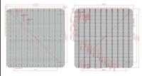 P Type Bifacial M10 Monocrystalline silicon 182*182 10BB