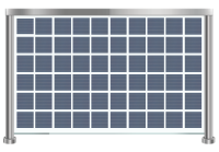 Solar Railing Semi-Opaque 320W
