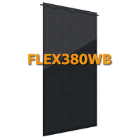 FLEX380WB Flexible lightweight Solar Panel Black