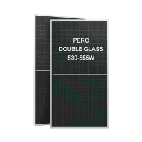 Perc 555W Double Glass Bifacial Solar Panel