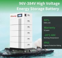 High Voltage 100Ah Stackable Lifepo4 Battery