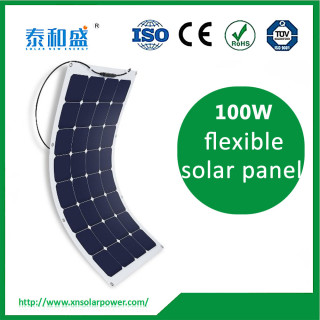 THS-SF100W 1050*550*3mm semi flexible solar  panel