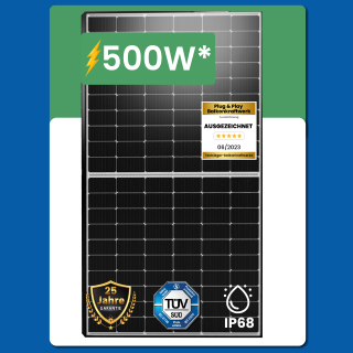 EPP 500 Watt M10 HIEFF Twin Mono Schwarz / Silber