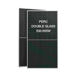 Perc 555W Double Glass Bifacial Solar Panel