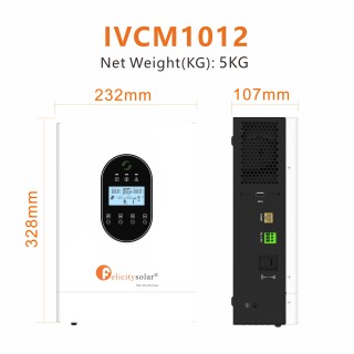 Off-grid High-freguency Solar inverter IVEM SeriesAC-120V