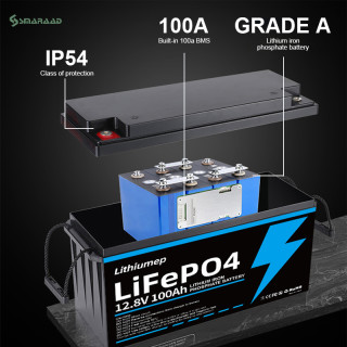 12.8V 100Ah LFP Battery