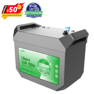 12V 100Ah Lithium-ion Battery