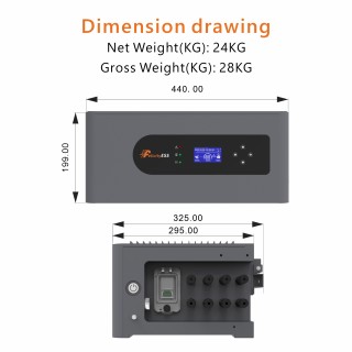 Micro energy storage wall mounted battery pack