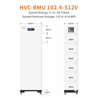 Stacked High Voltage Battery Pack LUX-X-96050HG01