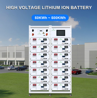 50kwh 100kwh 200kwh High Voltage Rack Mounted Lithium Battery