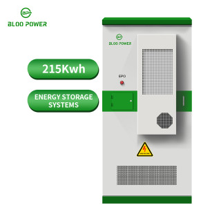 215Kwh Lithium Battery Energy Storage System BESS www.bloopower.com