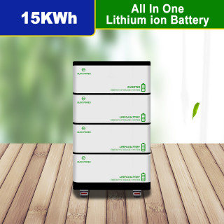 15Kwh All In One Stackable LiFePo4 Lithium Battery Wall