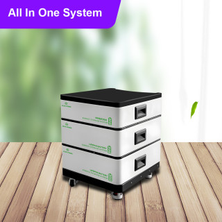 15Kwh All In One Stackable LiFePo4 Lithium Battery Wall