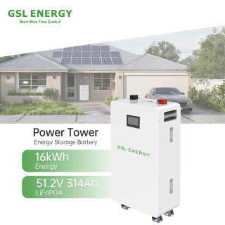 51.2V314Ah LiFePO4 Lithium Battery 16kWh Roller Storage Battery