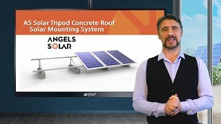 AS Solar Tripod Concrete Roof Solar Mounting System