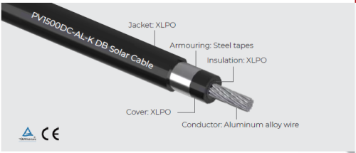 PV1500DC-AL-K DB Solar Cable