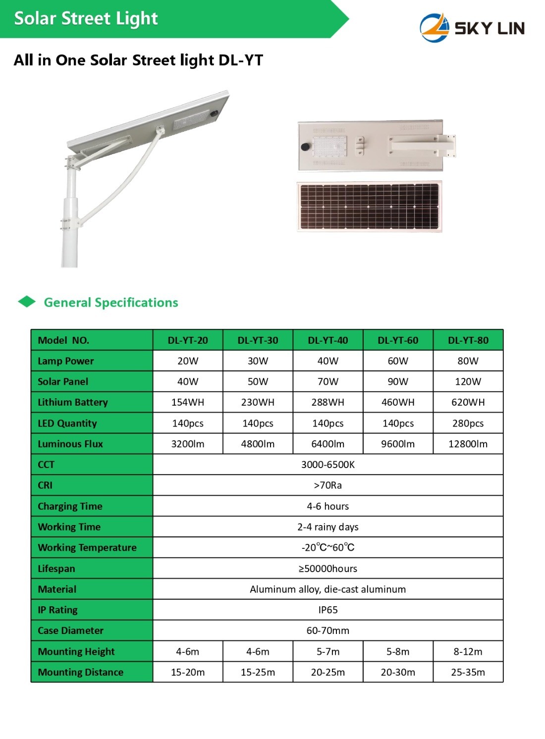Sky lin solar bt y wall mounted inverter all in one 